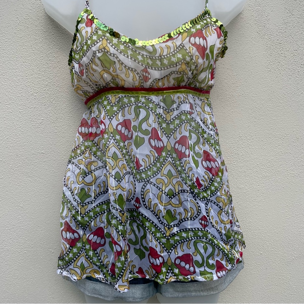 Tramp Multicolor Patterned Camisole - Picture 4 of 6